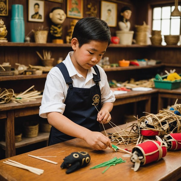 Quelle croisière propose des ateliers de fabrication de marionnettes en Thaïlande ?