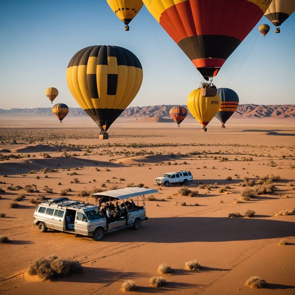 Comment organiser une expédition en montgolfière au-dessus des déserts de Namibie : équipements et conseils?